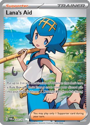 Lana's Aid 207/167 - SV06 Twilight Masquerade Holofoil
