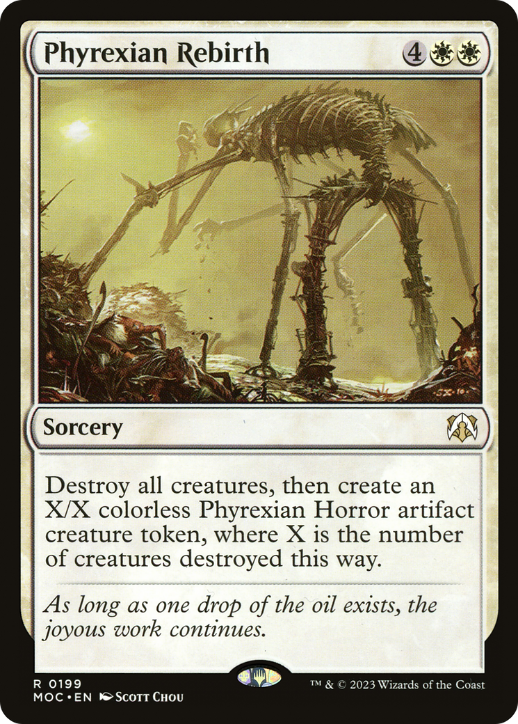 Phyrexian Rebirth (MOC-199) - March of the Machine Commander