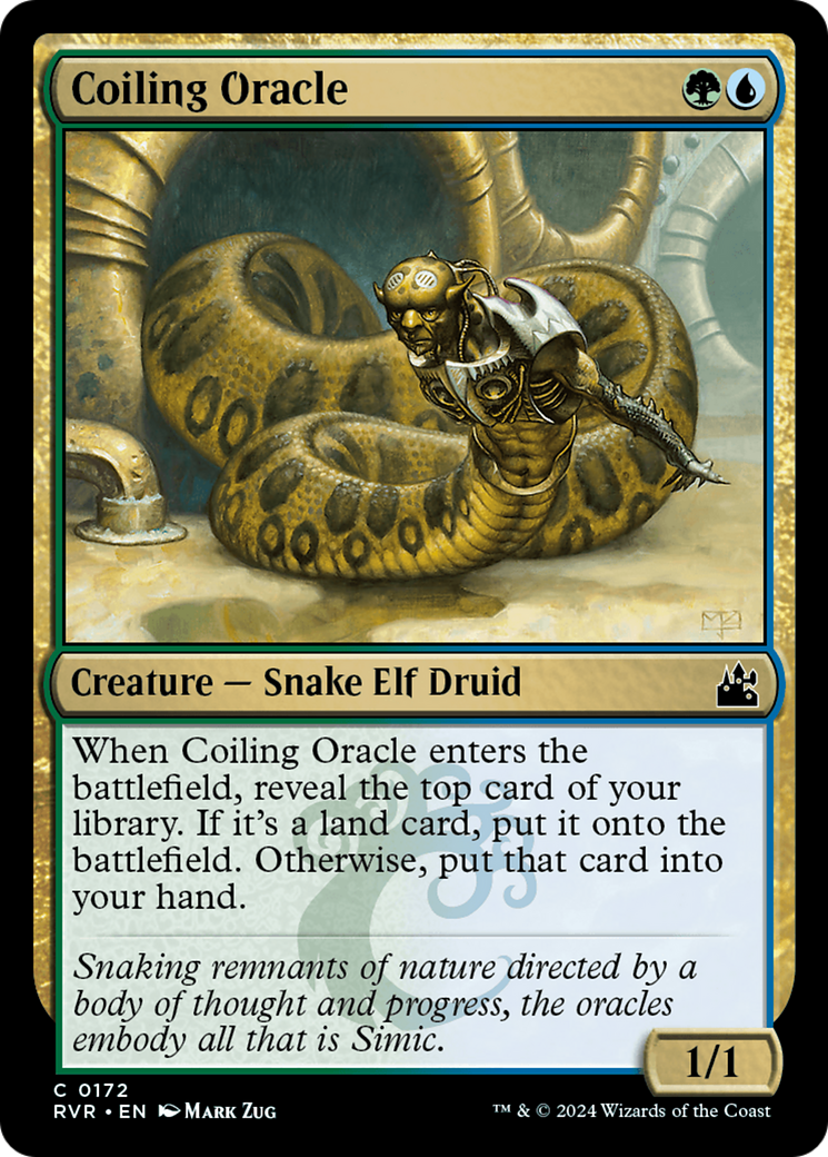 Coiling Oracle (RVR-172) - Ravnica Remastered