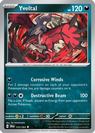 Yveltal 035/064 - SV Shrouded Fable