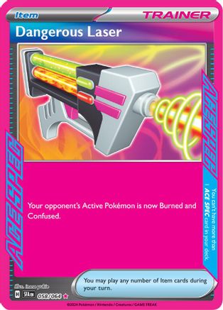 Dangerous Laser 058/064 - SV Shrouded Fable Holofoil