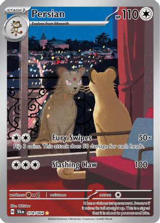 Persian 078/064 - SV Shrouded Fable Holofoil