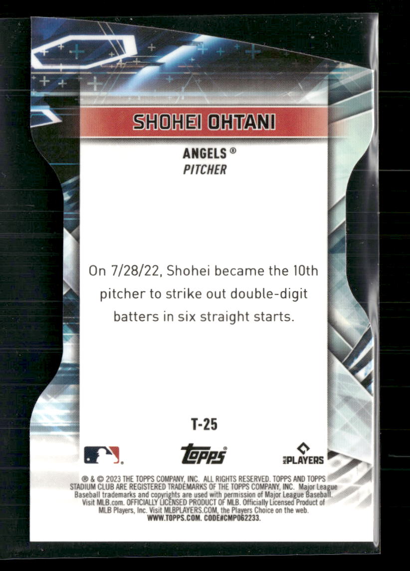 2023 Stadium Club Triumvirates Red Shohei Ohtani #T-25