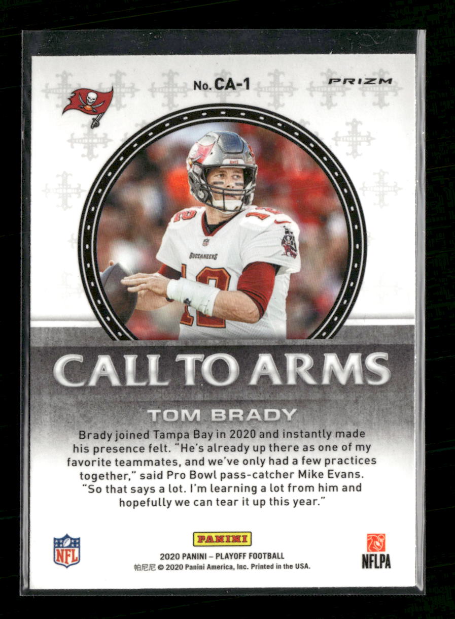 2020 Panini Playoff Call to Arms Blue Tom Brady #CA-1