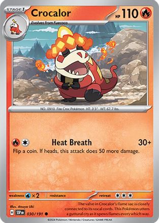 Crocalor 030/191 - SV08 Surging Sparks