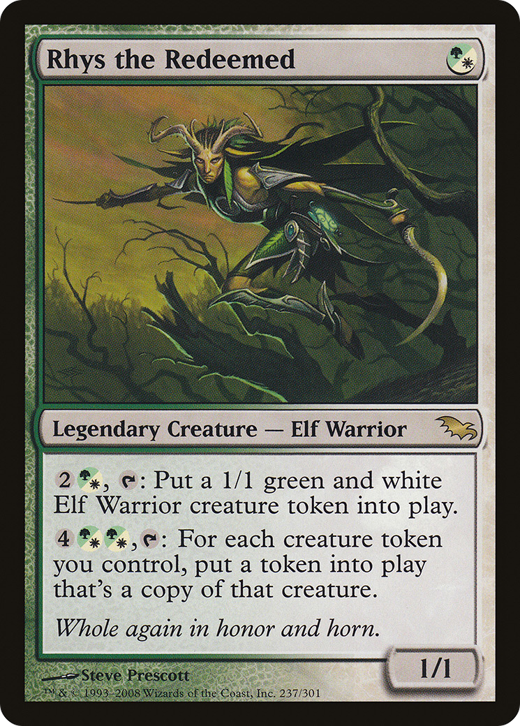 Rhys the Redeemed (SHM-237) - Shadowmoor
