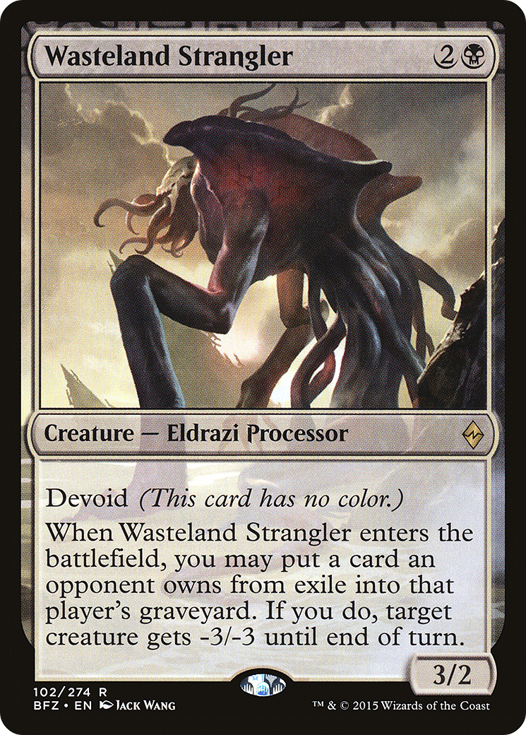 Wasteland Strangler (BFZ-102) - Battle for Zendikar: (devoid) Foil