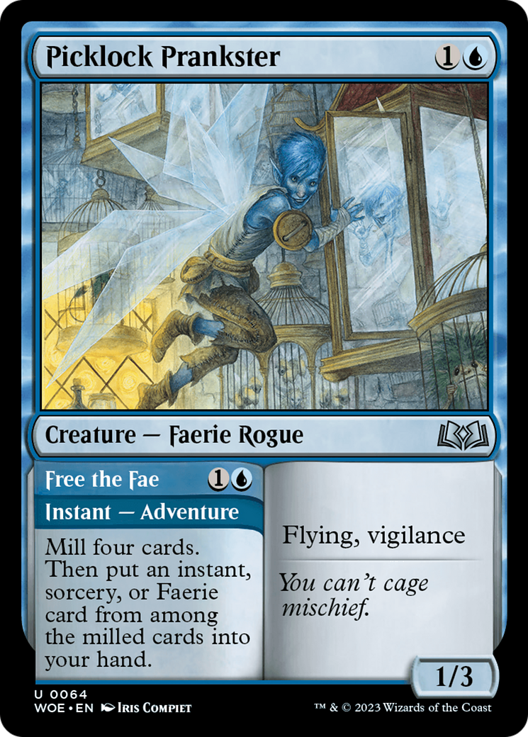 Picklock Prankster // Free the Fae (WOE-064) - Wilds of Eldraine Foil