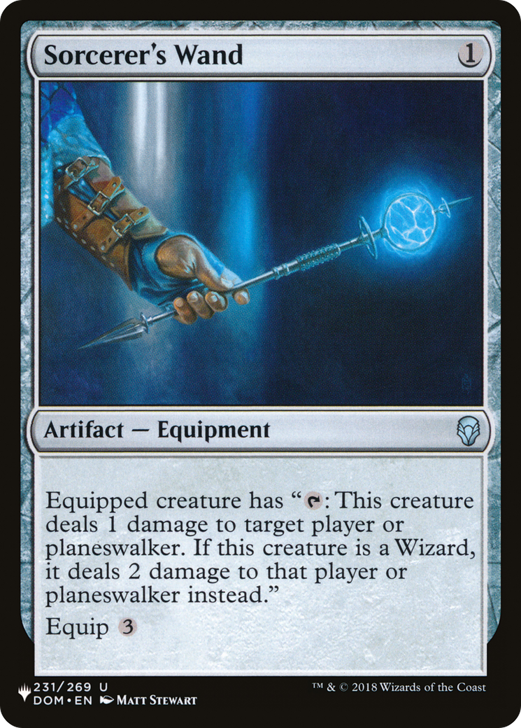Sorcerer's Wand (LIST-DOM-231) - The List