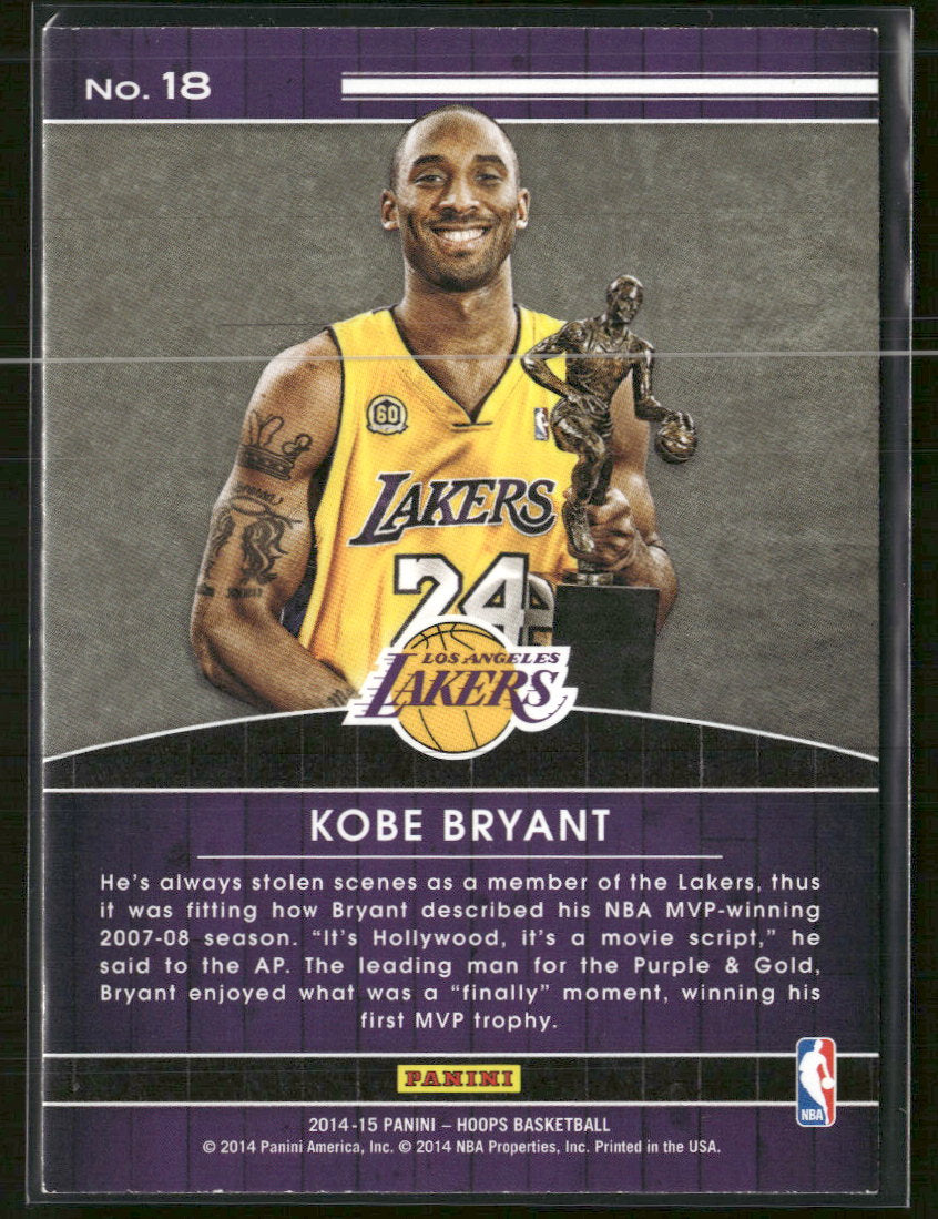 2014-15 Hoops High Honors Kobe Bryant #18