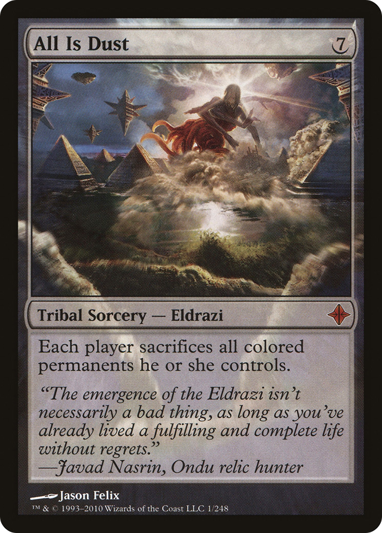 All Is Dust (ROE-001) - Rise of the Eldrazi