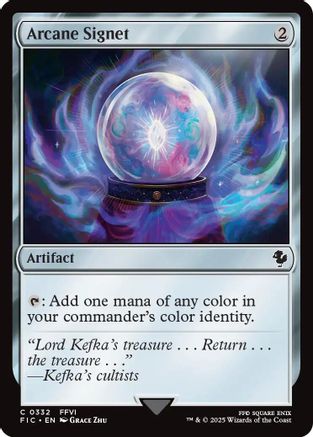 Arcane Signet (0332) (Surge Foil) (FIC-332) - Commander: FINAL FANTASY Foil