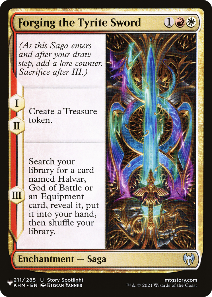 Forging the Tyrite Sword (LIST-KHM-211) - The List