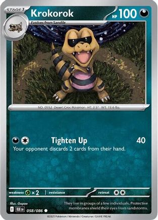 Krokorok 058/086 - SV Black Bolt