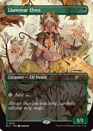 Llanowar Elves (SLC-012) - Secret Lair Countdown Kit