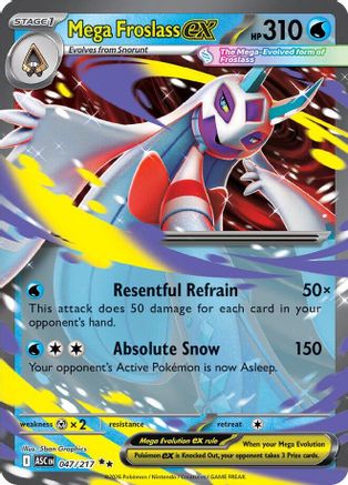 Mega Froslass ex 047/217 - ME Ascended Heroes Holofoil