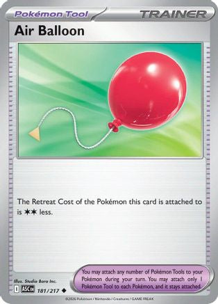 Air Balloon 181/null - ME Ascended Heroes Reverse Holofoil