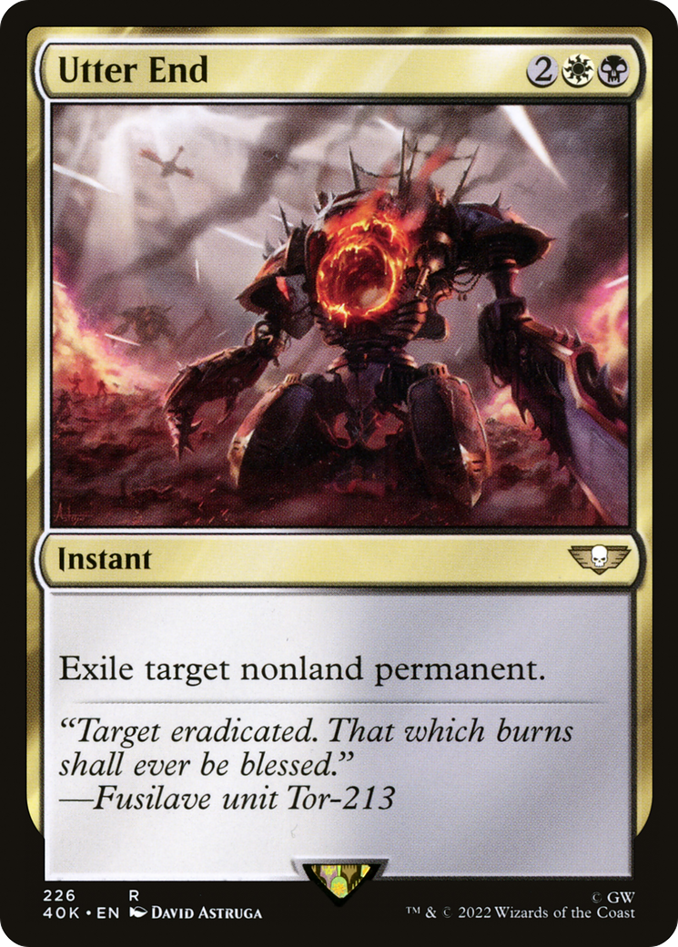 Utter End (40K-226) - Warhammer 40,000 Commander