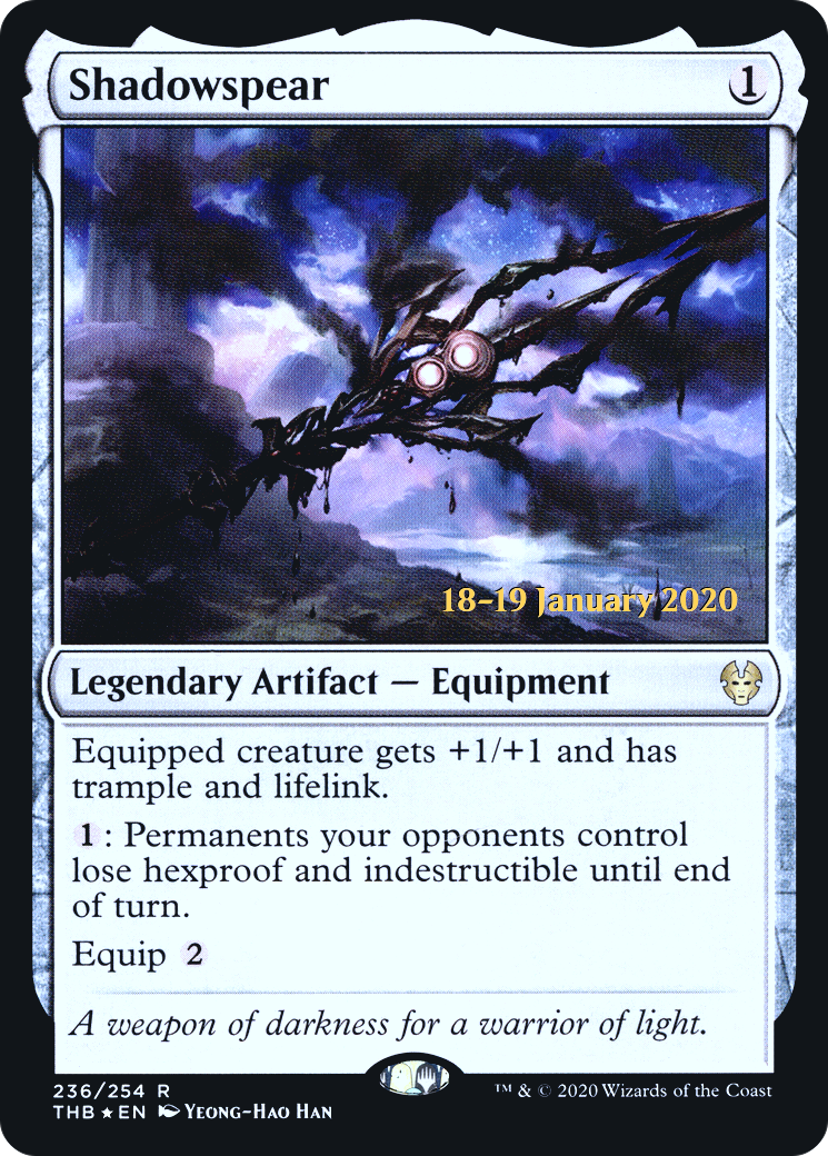 Shadowspear (PRE-236S) - Theros Beyond Death Promos Foil