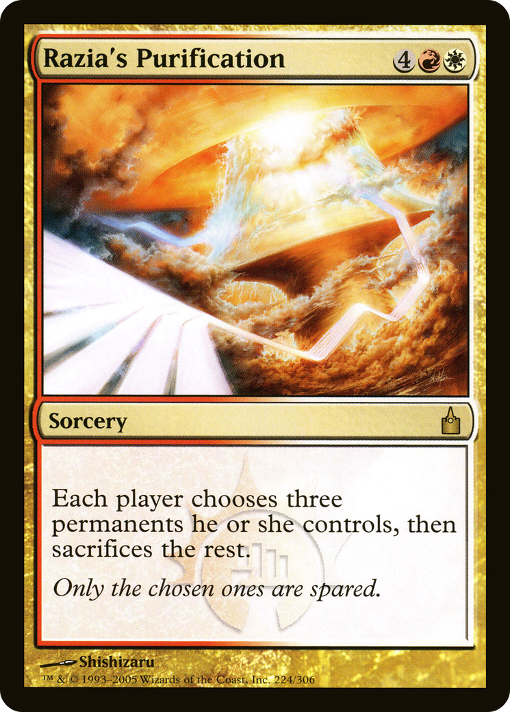Razia's Purification (RAV-224) - Ravnica: City of Guilds Foil