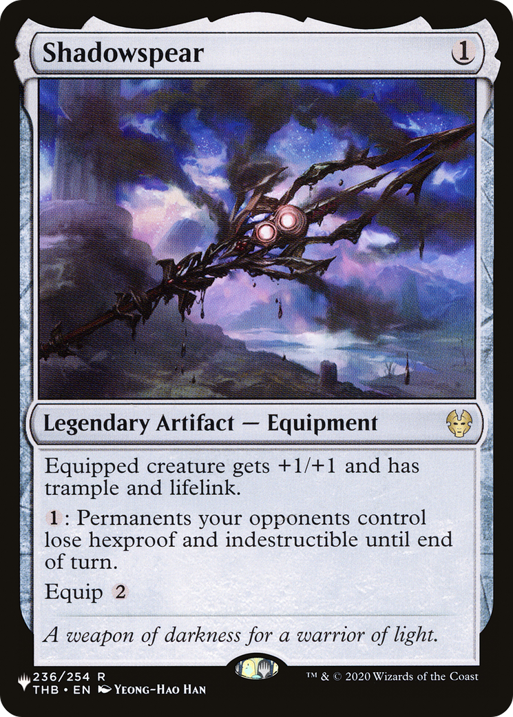Shadowspear (LIST-THB-236) - The List