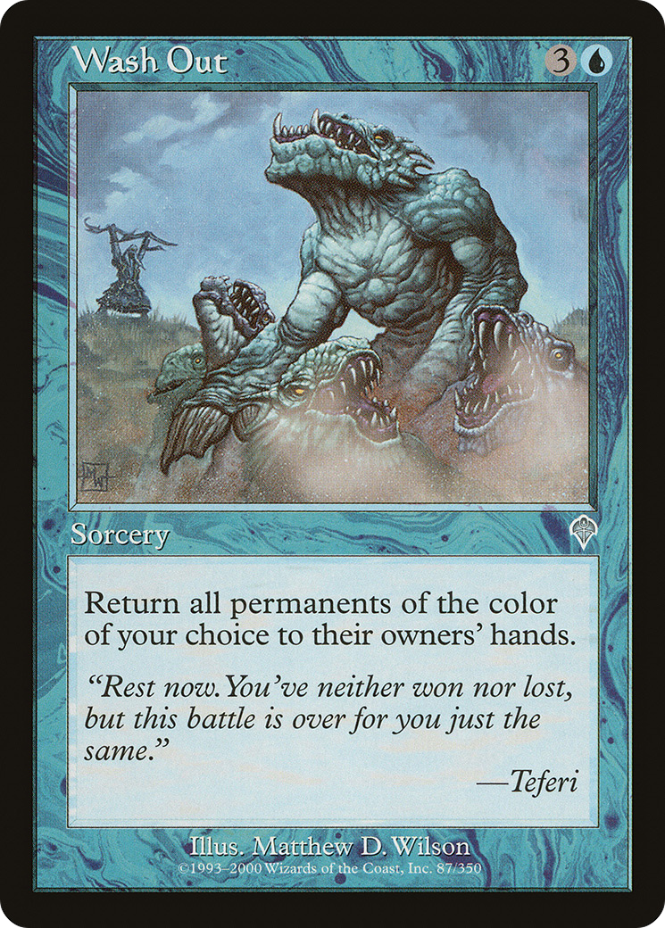Wash Out (INV-087) - Invasion Foil