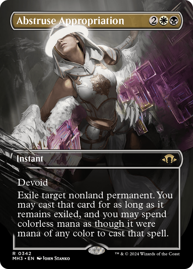 Abstruse Appropriation (Borderless) (MH3-342) - Modern Horizons 3 (Borderless)