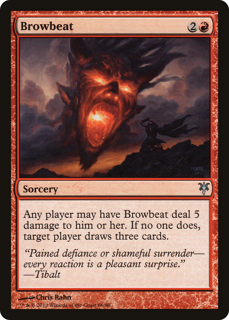 Browbeat (DDK-066) - Duel Decks: Sorin vs. Tibalt