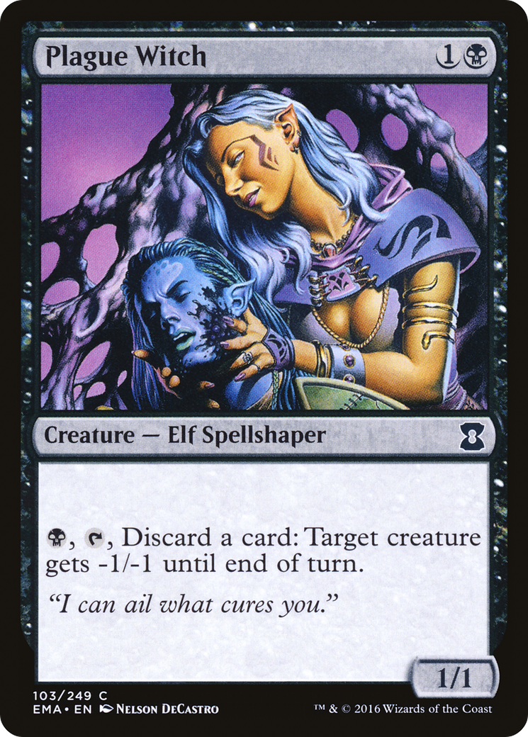 Plague Witch (EMA-103) - Eternal Masters Foil