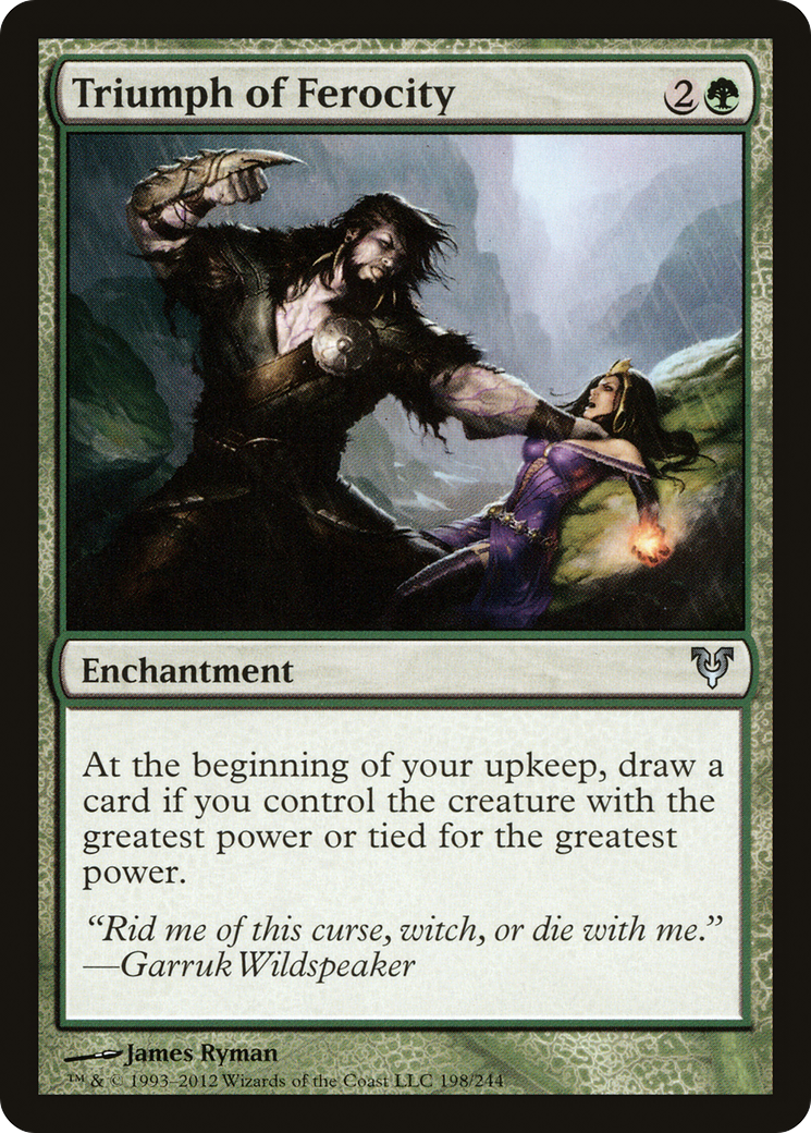 Triumph of Ferocity (AVR-198) - Avacyn Restored