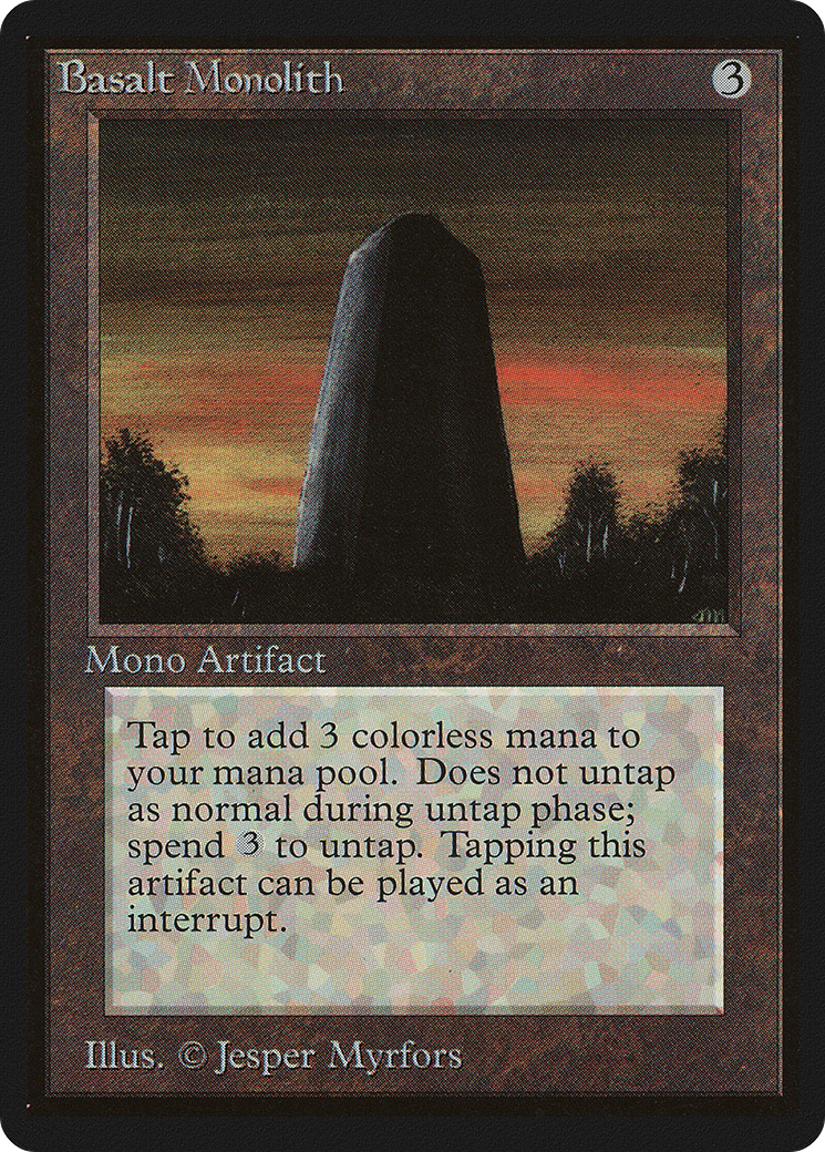 Basalt Monolith (LEB-) - Limited Edition Beta
