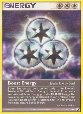 Boost Energy 098/115 - Unseen Forces Reverse Holofoil