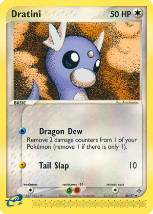 Dratini 026/97 - Dragon Reverse Holofoil