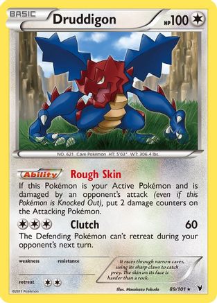 Druddigon 089/101 - Noble Victories Reverse Holofoil