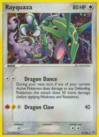 Rayquaza 009/106 - Emerald Holofoil