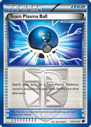 Team Plasma Ball (Team Plasma) 105/116 - Plasma Freeze