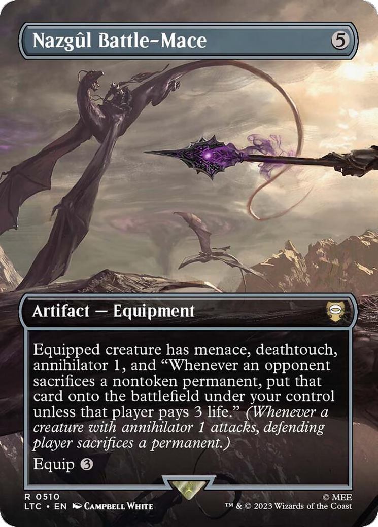 Nazgûl Battle-Mace (LTC-510) - Tales of Middle-earth Commander (Borderless) Foil