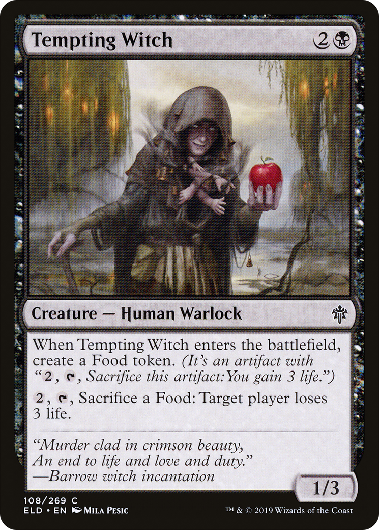 Tempting Witch (ELD-108) - Throne of Eldraine