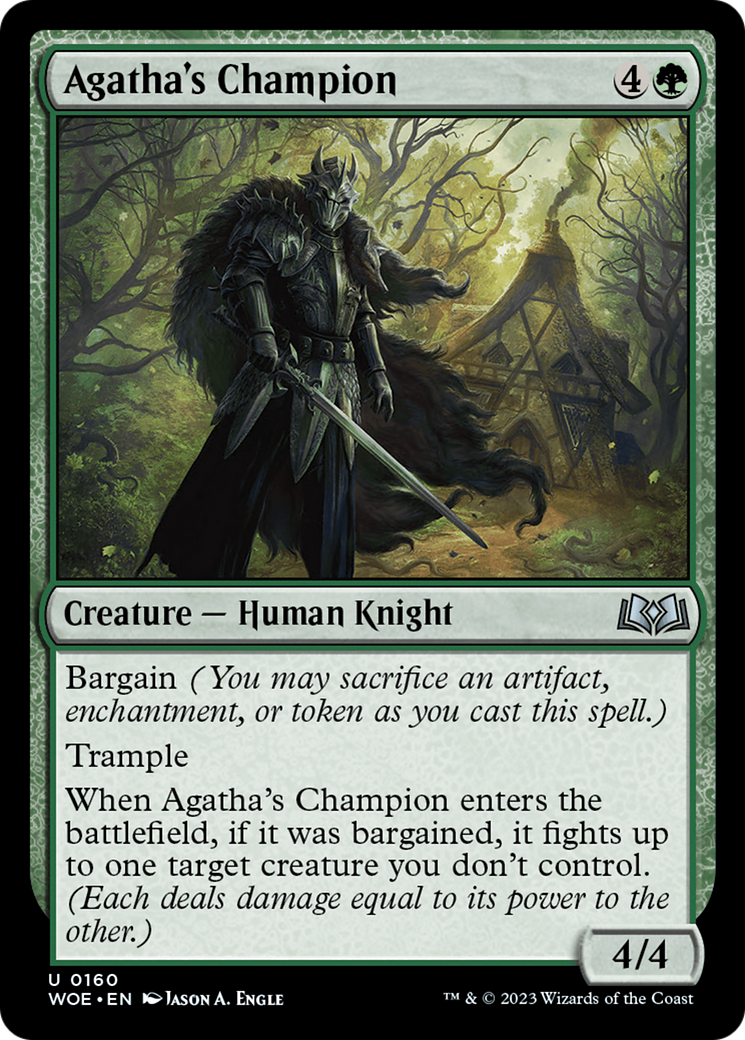Agatha's Champion (WOE-160) - Wilds of Eldraine Foil
