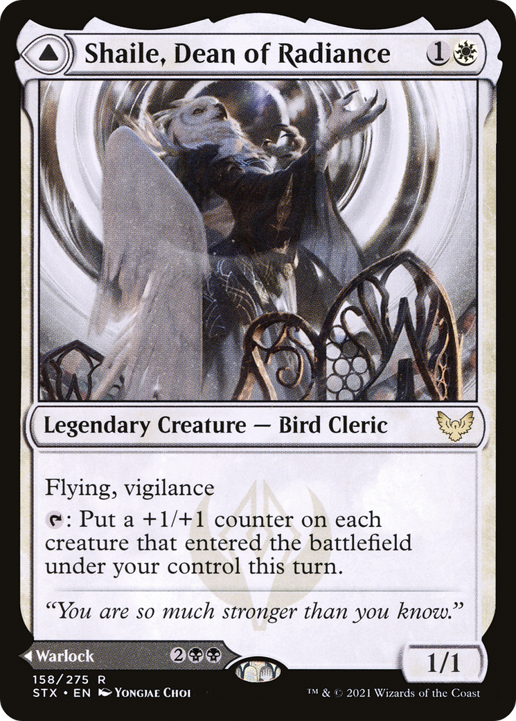 Shaile, Dean of Radiance // Embrose, Dean of Shadow (STX-158) - Strixhaven: School of Mages Foil
