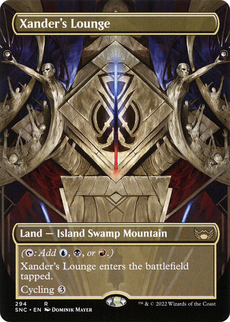 Xander's Lounge (SNC-294) - Streets of New Capenna (Borderless) Foil
