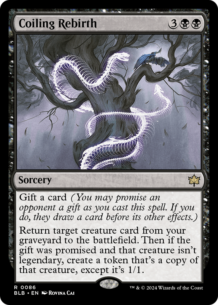 Coiling Rebirth (BLB-086) - Bloomburrow Foil