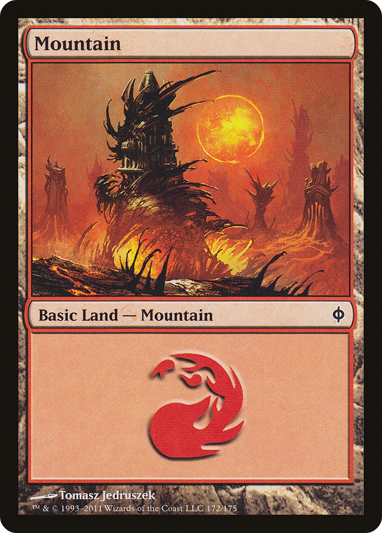 Mountain (NPH-172) - New Phyrexia Foil