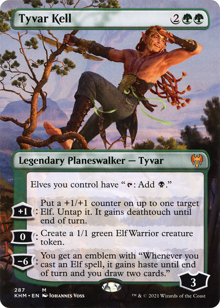 Tyvar Kell (KHM-287) - Kaldheim (Borderless) Foil