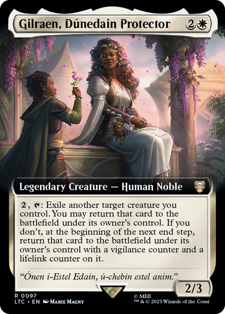 Gilraen, Dúnedain Protector (LTC-097) - Tales of Middle-earth Commander: (Extended Art)