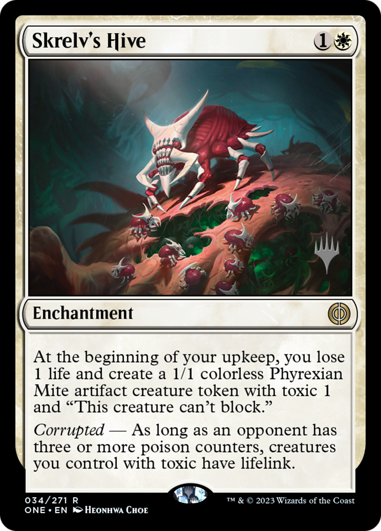 Skrelv's Hive (PPONE-34P) - Phyrexia: All Will Be One Promos Foil