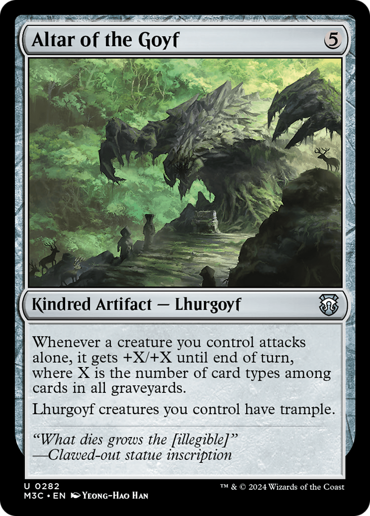 Altar of the Goyf (M3C-282) - Modern Horizons 3 Commander Foil