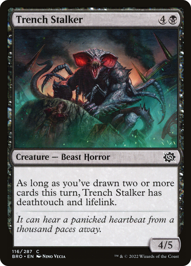 Trench Stalker (BRO-116) - The Brothers' War Foil
