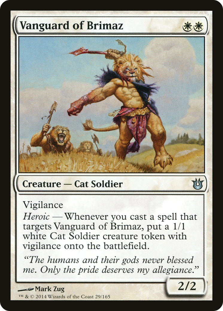 Vanguard of Brimaz (BNG-029) - Born of the Gods