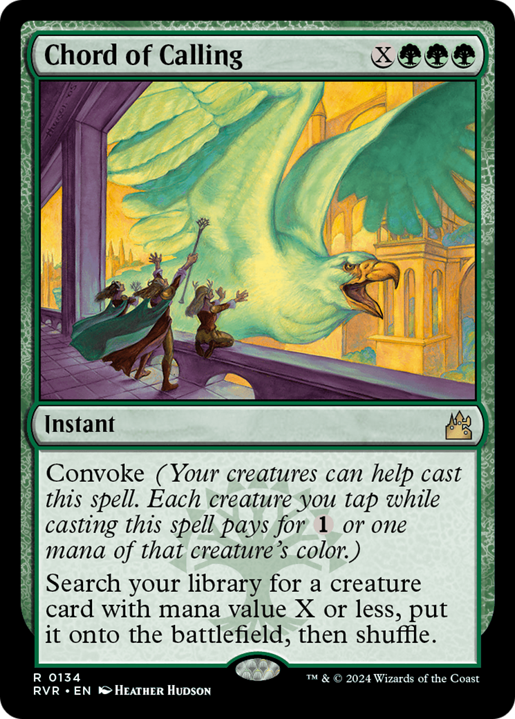 Chord of Calling (RVR-134) - Ravnica Remastered Foil